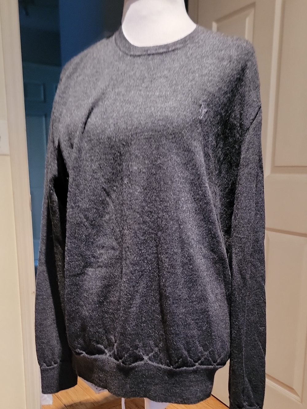 Polo Ralph Lauren Classic Crewneck Women's Sweater - Charcoal Gray